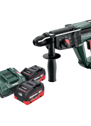 Marteau combiné à batterie Metabo KH 18 LTX 24 18 V 2,1 J SDS Plus + 2 batteries LiHD 8,0 Ah + chargeur