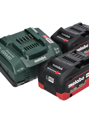 Marteau combiné à batterie Metabo KH 18 LTX 24 18 V 2,1 J SDS Plus + 2 batteries LiHD 8,0 Ah + chargeur