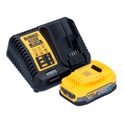 DeWalt DCF 922 E1 Clé à choc sans fil 18 V 406 Nm 1/2'' Brushless + 1x batterie Powerstack 1,7 Ah + chargeur
