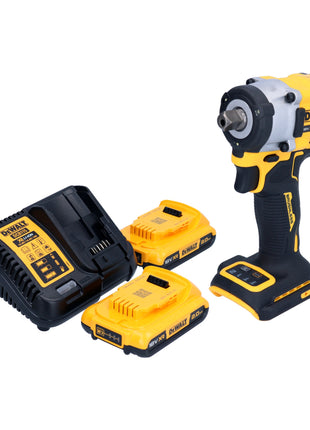 DeWalt DCF 922 D2 Clé à choc sans fil 18 V 406 Nm 1/2'' Brushless + 2x batterie 2,0 Ah + chargeur