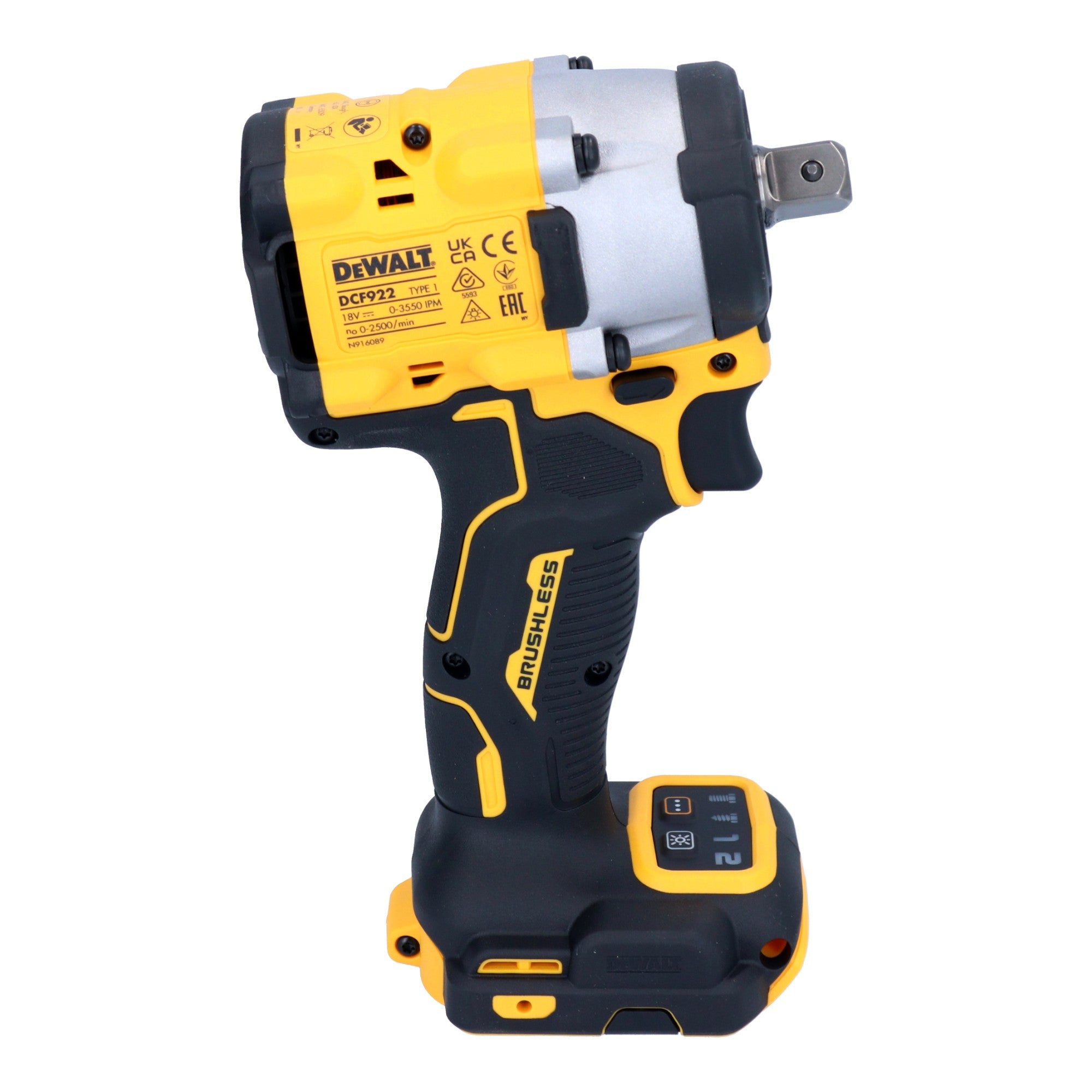 DeWalt DCF 922 D2 Akku Schlagschrauber 18 V 406 Nm 1 2 Brushless 2x Akku 2 0 Ah Ladegeraet 4 - toolbrothers