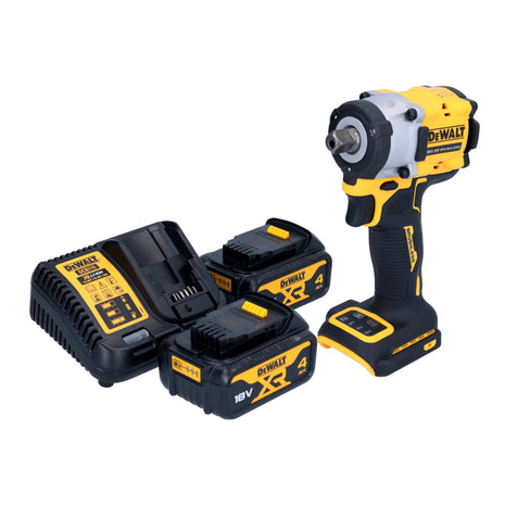 Avvitatore a impulsi a batteria DeWalt DCF 922 M2 18 V 406 Nm 1/2" brushless + 2x batteria ricaricabile 4,0 Ah + caricabatterie