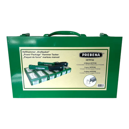 Valise de transport en métal Prebena 430 x 255 x 110 mm + garniture en mousse universelle