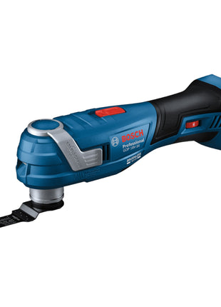 Bosch GOP 18V-34 Professional Cutter multifonctions sans fil 18 V Starlock Plus + 1x batterie 2,0 Ah + chargeur + 17 pces. d'accessoires + L-Boxx