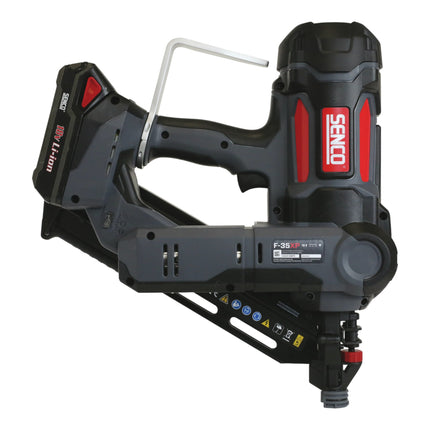 SENCO F-35 XP Fusion Cloueur sans fil pour cadres Cloueur à bandes 18 V 50-90 mm ( 10G2001N ) + 2x batterie 3,0 Ah + chargeur + coffret