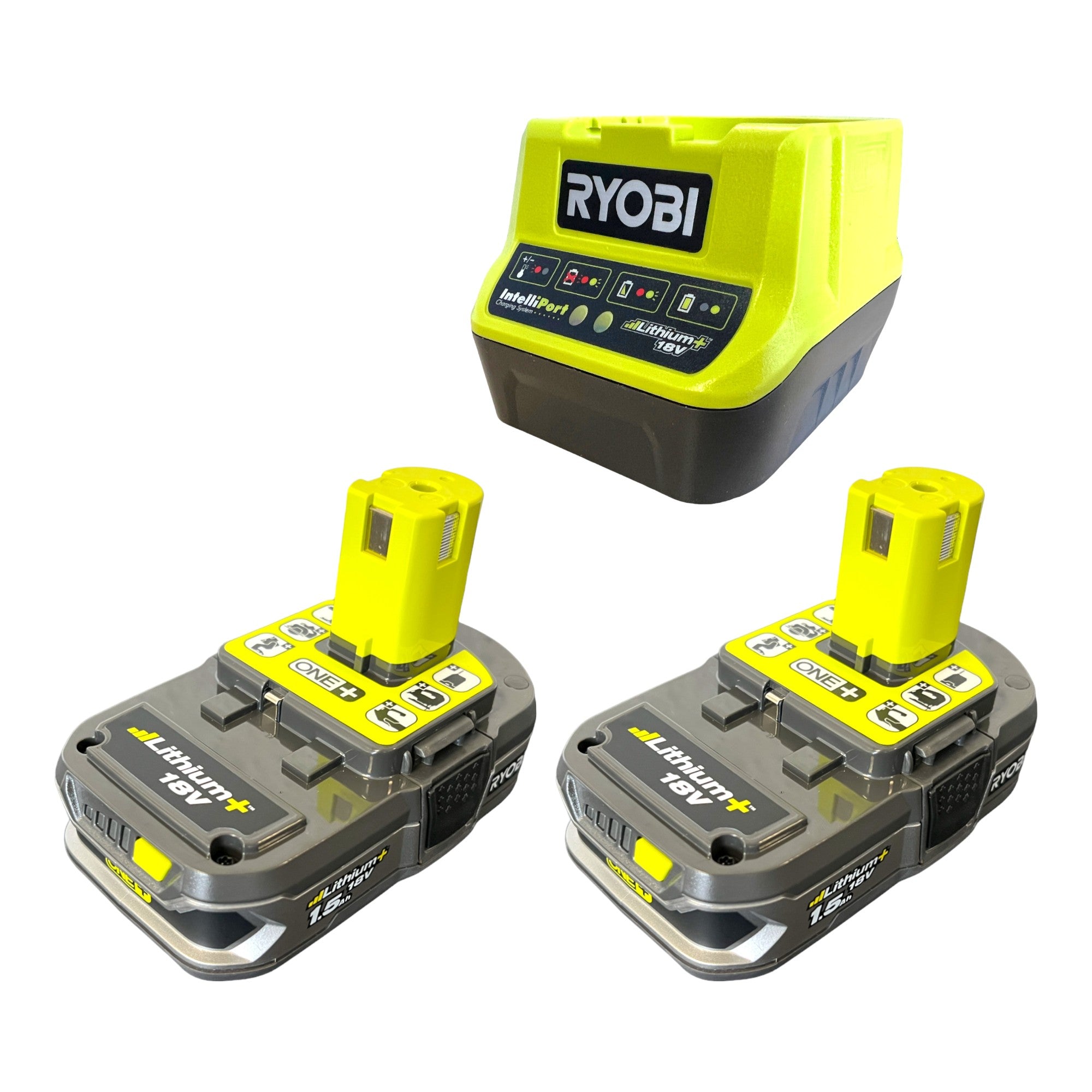 RYOBI RC18120 215X Sarter Set 18 V ONE mit 2x Akku 1 5 Ah Ladegeraet 0 - toolbrothers