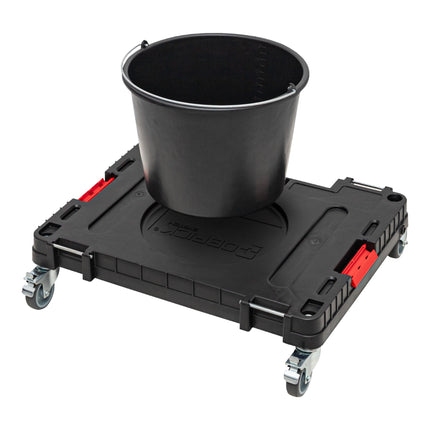 Toolbrothers RHINO XXL roulette de transport mobile ECO Movement+ planche à roulettes avec roues pivotantes en métal et frein