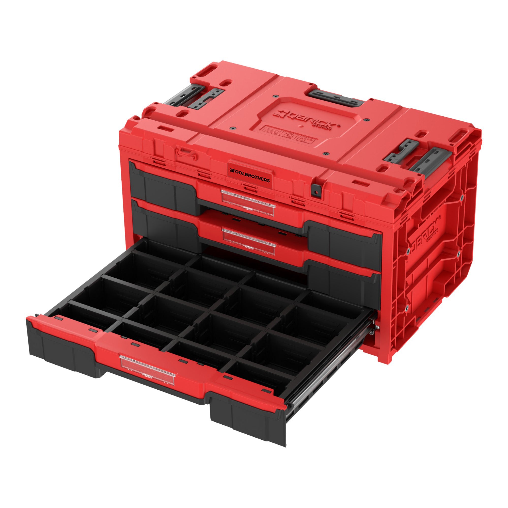 Toolbrothers RHINO XXL Drawer 3 ULTRA mit drei Schublaeden Trennwaenden IP66 1 - toolbrothers