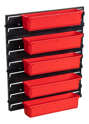 Toolbrothers RHINO Set nº 4 taller de pared 39 x 35 cm con 4 contenedores para RHINO L Organizer y L Drawer 3