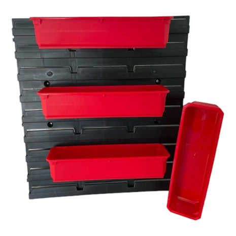 Toolbrothers RHINO Set n° 4 Paroi d'atelier avec 4 récipients pour RHINO L Organizer hauteur M+/L et L Drawer 3