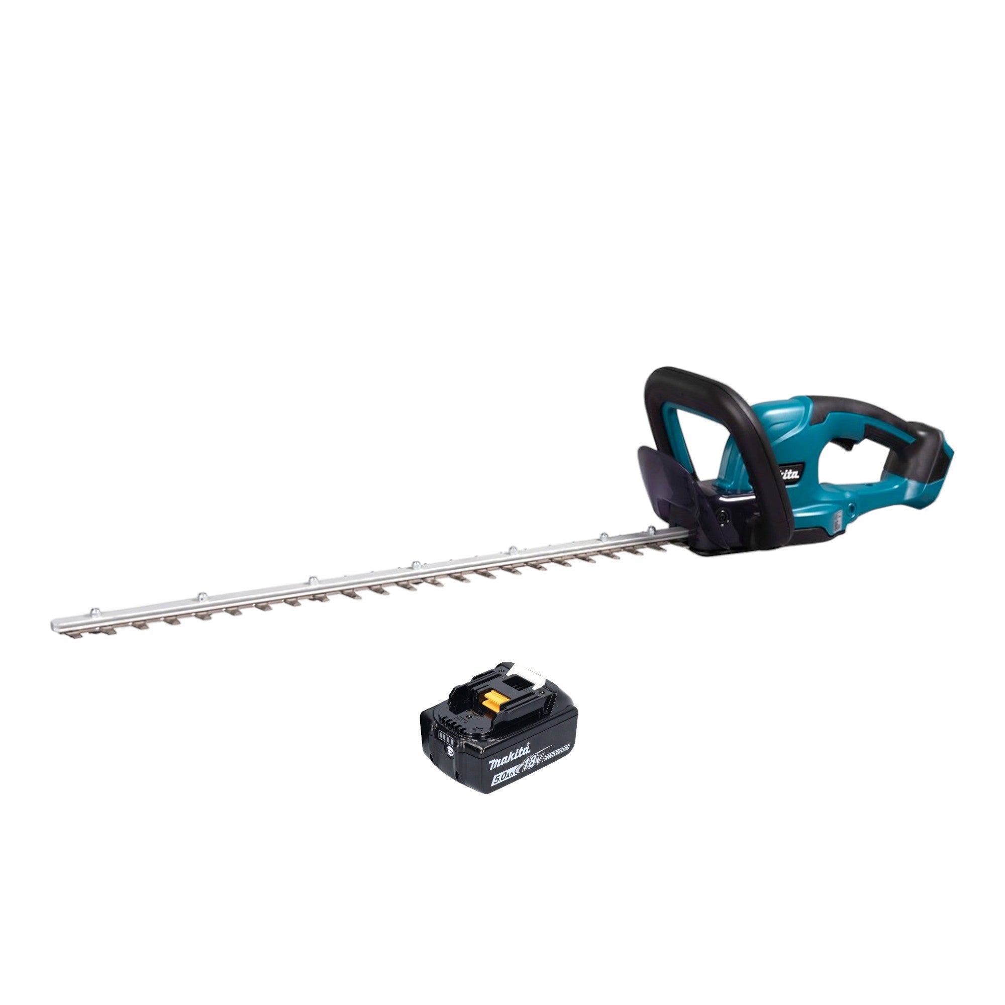 Makita DUH 607 T Akku Heckenschere 18 V 60 cm 1x Akku 5 0 Ah ohne Ladegeraet 0 - toolbrothers