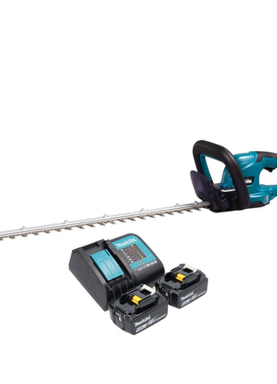 Makita DUH 607 SG2 Taille-haies sans fil 18 V 60 cm + 2x batterie 6,0 Ah + chargeur