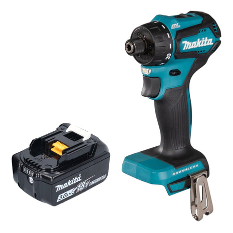 Makita DDF 083 F1 taladro atornillador inalámbrico 18 V 40 Nm 1/4'' sin escobillas + 1x batería 3,0 Ah - sin cargador