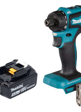 Makita DDF 083 T1 akumulatorowa wiertarko-wkrętarka 18 V 40 Nm 1/4'' bezszczotkowa + 1x akumulator 5,0 Ah - bez ładowarki