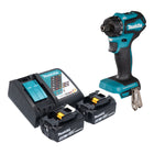 Makita DDF 083 RM taladro atornillador inalámbrico 18 V 40 Nm 1/4'' sin escobillas + 2x batería 4,0 Ah + cargador