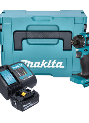 Makita DDF 083 ST1J akumulatorowa wiertarko-wkrętarka 18 V 40 Nm 1/4'' bezszczotkowa + 1x akumulator 5,0 Ah + ładowarka + Makpac