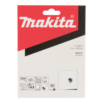 Makita papier abrasif K 60 114 x 102 mm 20 pcs ( 2x P-35813 ) pour laques et peintures