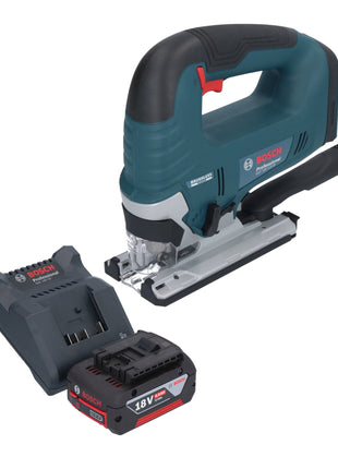 Bosch GST 18V-125 B Sierra de calar inalámbrica profesional 18 V 125 mm sin escobillas + 1x batería 4,0 Ah + cargador