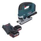 Bosch GST 18V-125 B Professional Scie sauteuse sans fil 18 V 125 mm Brushless + 2x batterie 4,0 Ah + chargeur