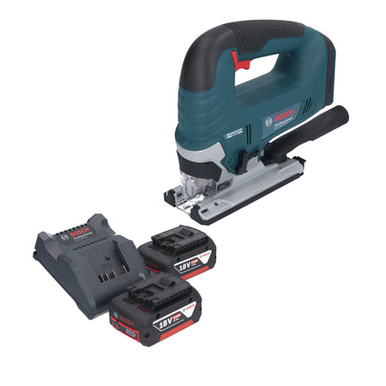 Scie sauteuse sans fil Bosch GST 18V-125 B Professional 18 V 125 mm Brushless + 2 batteries 5,0 Ah + chargeur