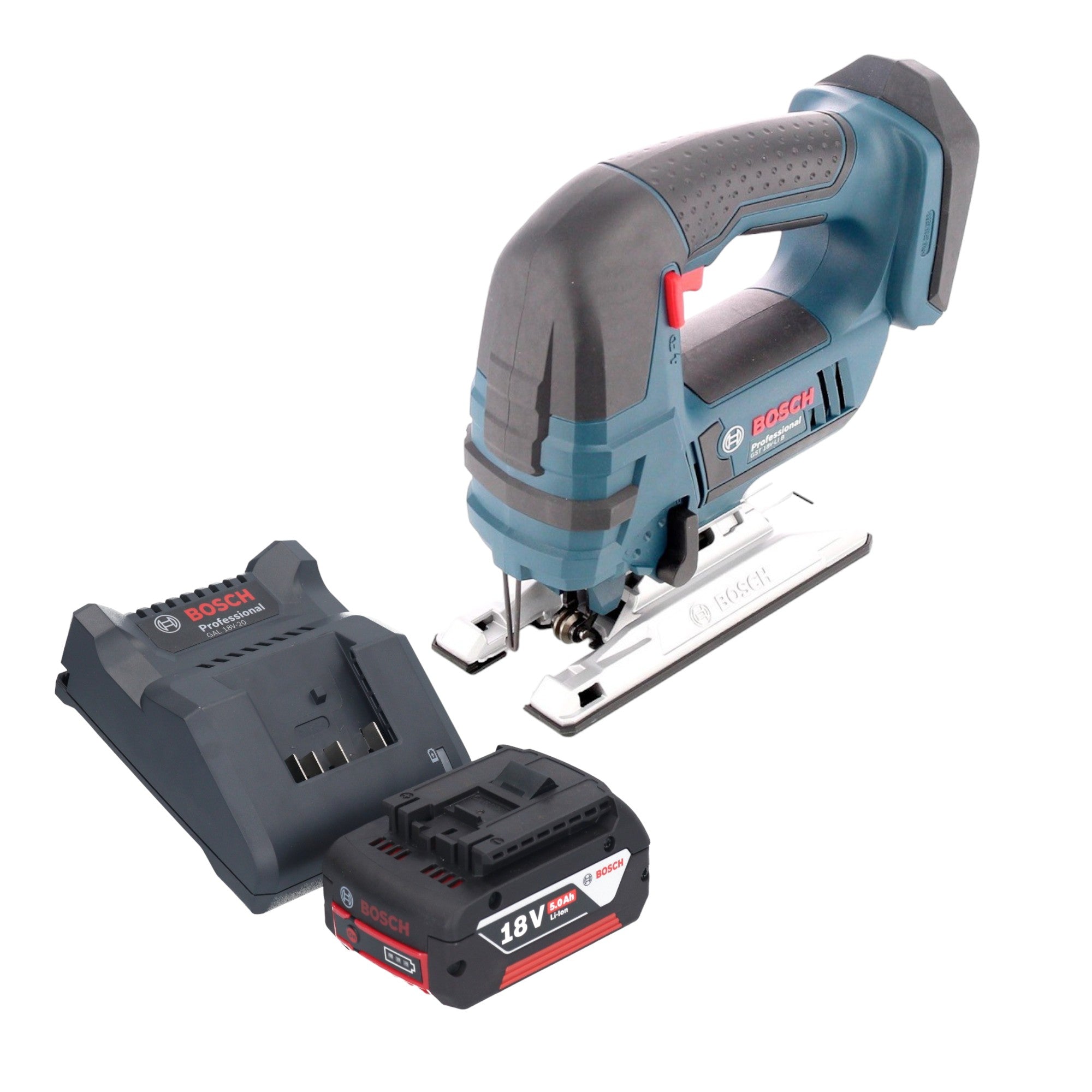 Bosch GST 18V Li B Professional Akku Stichsaege 18 V 1x Akku 5 0 Ah Ladegeraet 0 - toolbrothers