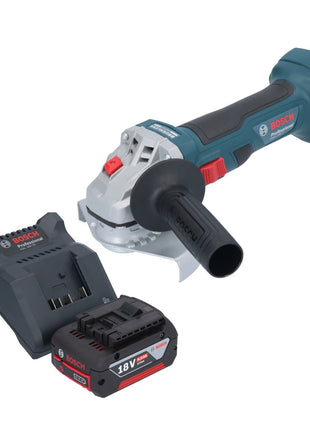 Bosch GWS 18V-7 Professional Akku Winkelschleifer 18 V 125 mm Brushless + 1x Akku 4,0 Ah + Ladegerät