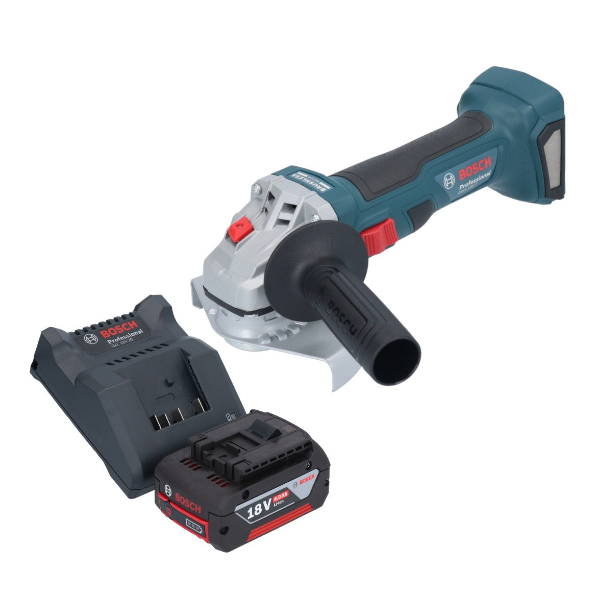 Bosch GWS 18V 7 Professional Akku Winkelschleifer 18 V 125 mm Brushless 1x Akku 4 0 Ah Ladegeraet 0 - toolbrothers