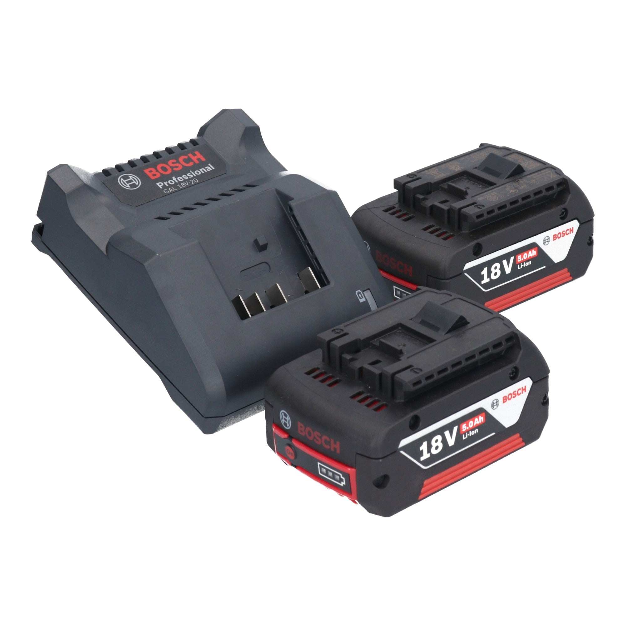 Bosch GLI 18V 800 Professional Akku Leuchte 18 V 800 lm 2x Akku 5 0 Ah Ladegeraet 2 - toolbrothers
