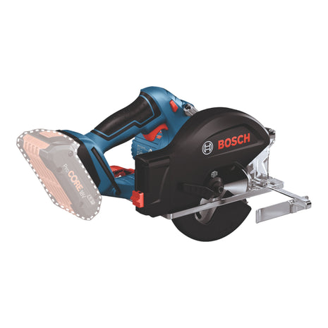 Bosch GKM 18V-50 Professional Akku Metall Handkreissäge 18 V 136 mm Brushless + 2x Akku 4,0 Ah + Ladegerät + L-Boxx