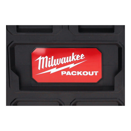 Milwaukee PACKOUT Mallette Toolbox 525 x 380 x 150 mm + insert pour visseuse à percussion 18V / perceuse-visseuse à percussion / perceuse-visseuse