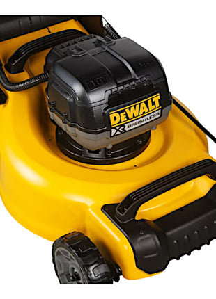 Cortacésped a batería DeWalt DCMW 564 P4 36 V (2x 18 V) 48 cm sin escobillas + 4x batería 5,0 Ah + cargador