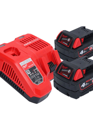 Scie plongeante à batterie Milwaukee M18 FPS55-402 18 V 165 mm sans balais + 2x batteries 4,0 Ah + chargeur