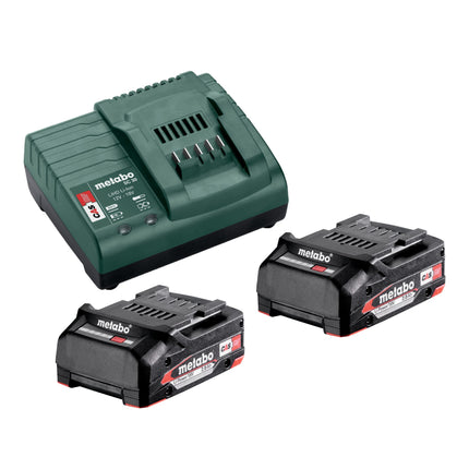 Metabo BS 18 L BL Perceuse-visseuse sans fil 18 V 60 Nm Brushless ( 602326500 ) + 2x batterie 2,0 Ah + chargeur + Metabox