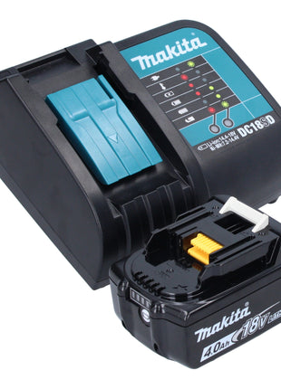 Makita DHR 202 SM1W Marteau perforateur sans fil 18 V 20 mm 2,0 J blanc + 1x batterie 4,0 Ah + chargeur + coffret