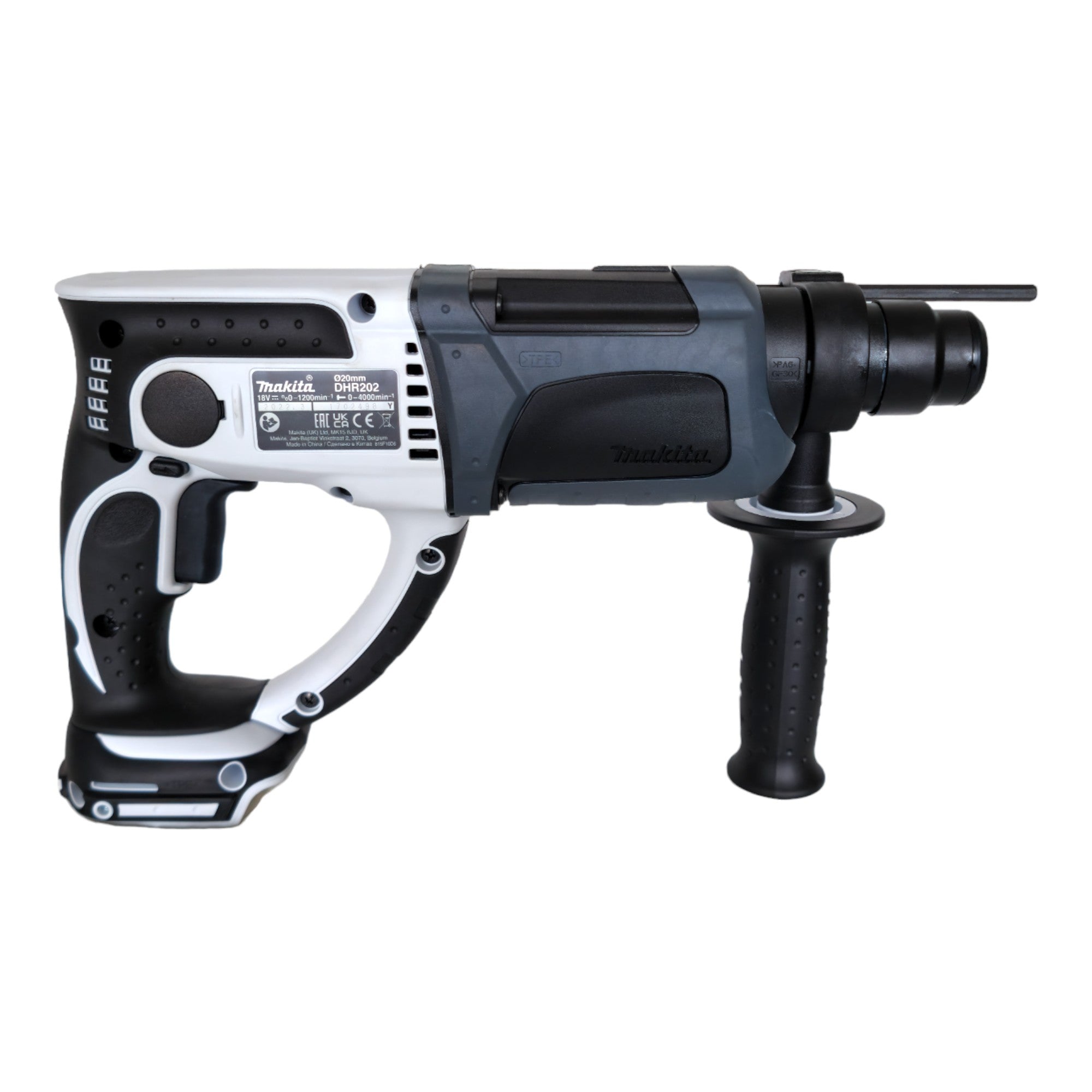 Makita DHR 202 T1W Akku Bohrhammer 18 V 20 mm 2 0 J weiss 1x Akku 5 0 Ah Koffer ohne Ladegeraet 4 - toolbrothers