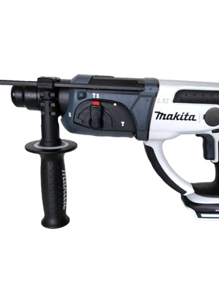 Taladro percutor inalámbrico Makita DHR 202 SGW 18 V 20 mm 2,0 J blanco + 2x baterías 6,0 Ah + cargador + maletín