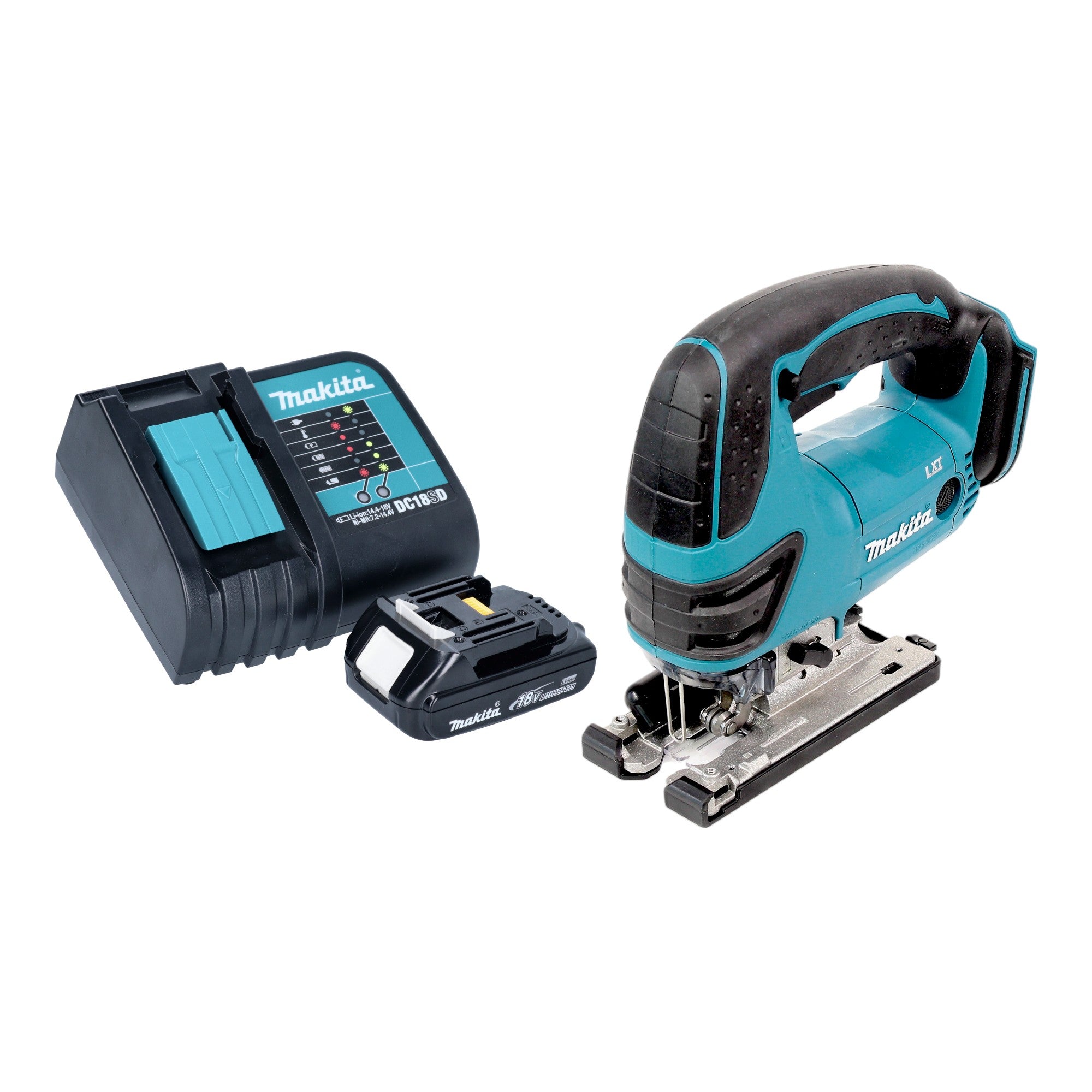 Makita DJV 180 SY1X Akku Stichsaege 18 V 135 mm 1x Akku 1 5 Ah Ladegeraet 0 - toolbrothers