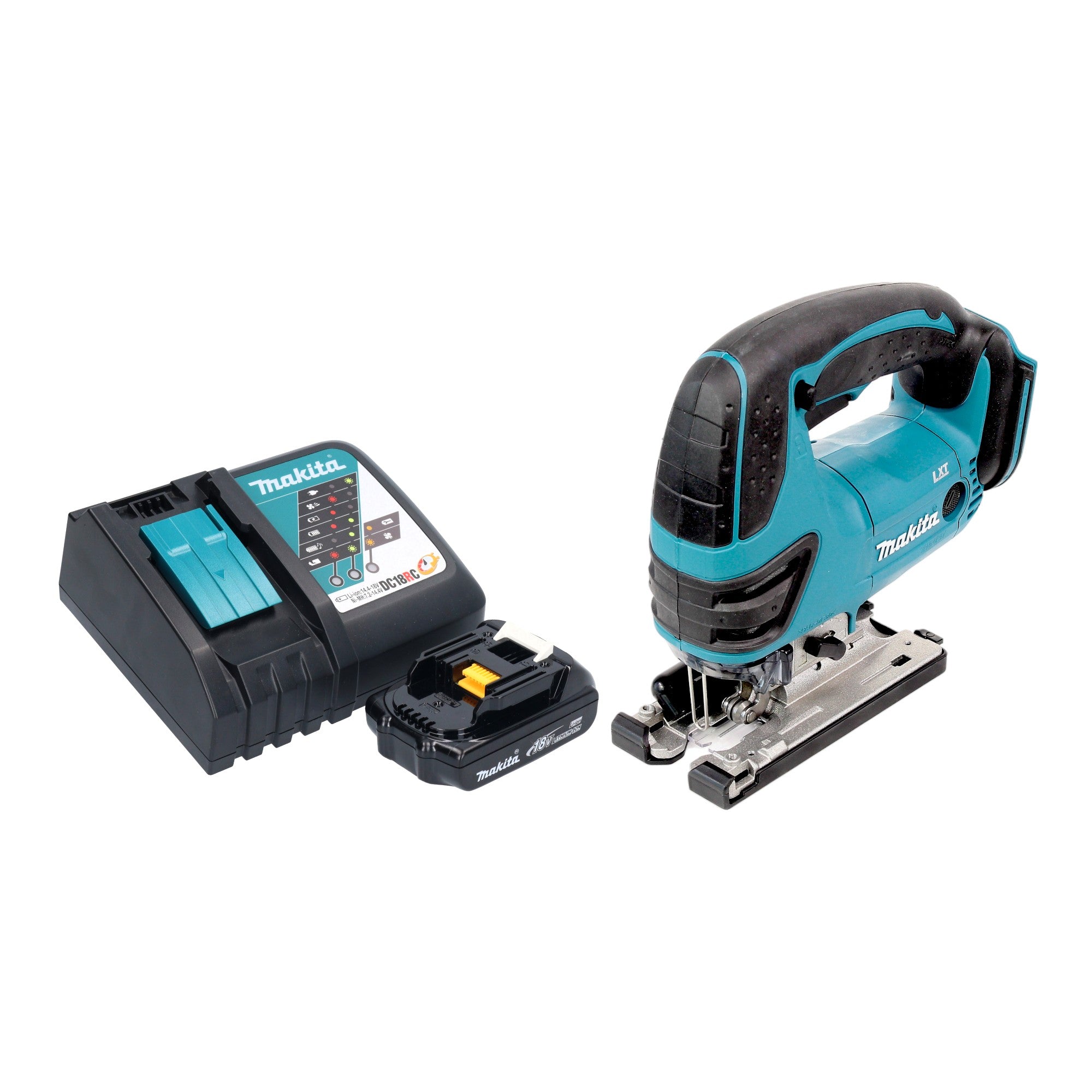Makita DJV 180 RY1X Akku Stichsaege 18 V 135 mm 1x Akku 1 5 Ah Ladegeraet 0 - toolbrothers