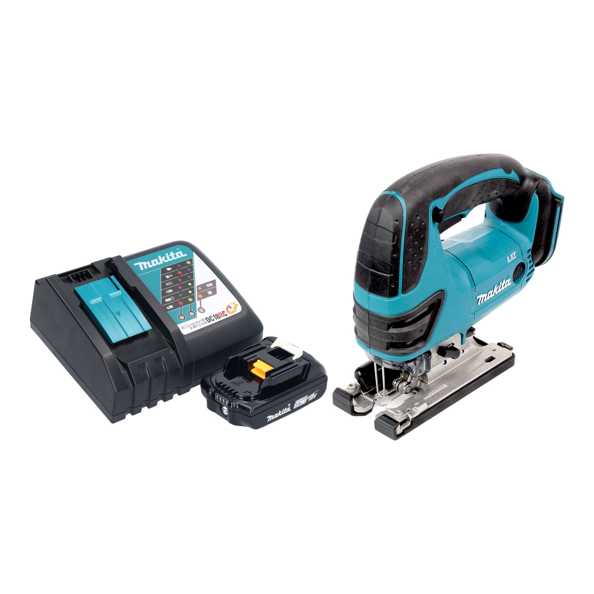 Makita DJV 180 RA1X Akku Stichsaege 18 V 135 mm 1x Akku 2 0 Ah Ladegeraet 0 - toolbrothers