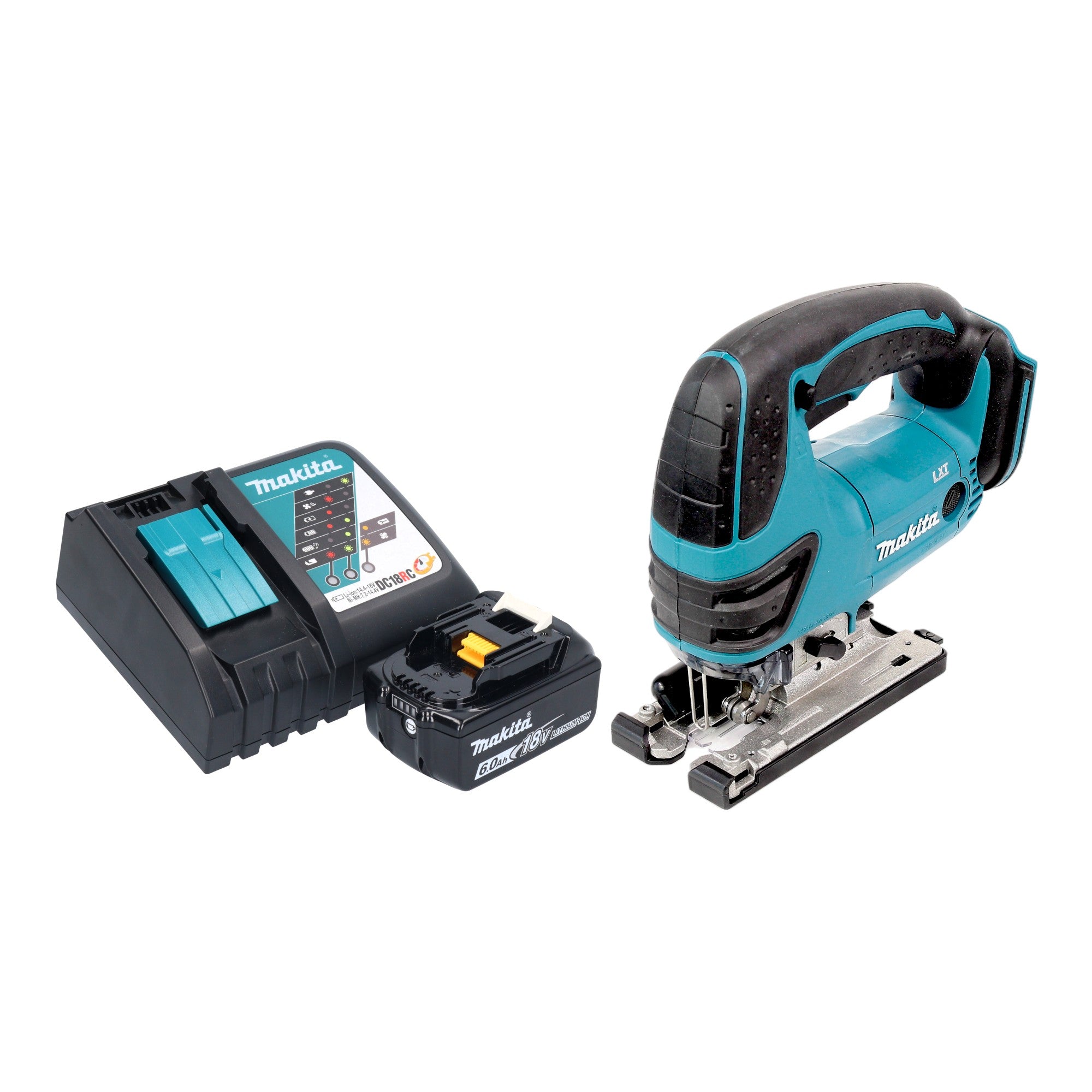 Makita DJV 180 RG1X Akku Stichsaege 18 V 135 mm 1x Akku 6 0 Ah Ladegeraet 0 - toolbrothers