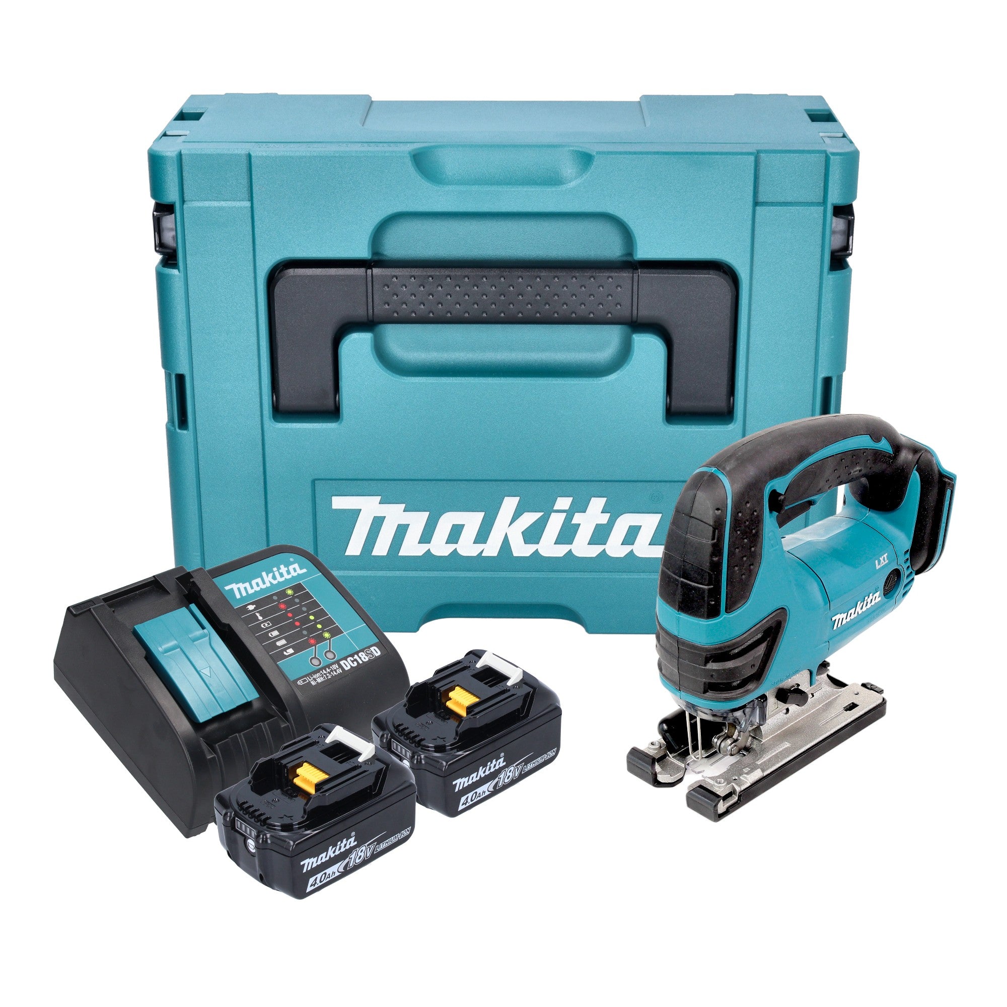 Makita DJV 180 SMXJ Akku Stichsaege 18 V 135 mm 2x Akku 4 0 Ah Ladegeraet Makpac 0 - toolbrothers