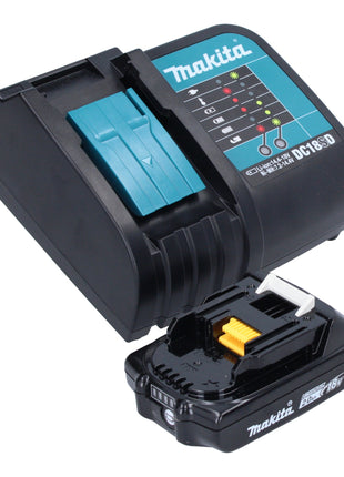 Makita DLX 2278 SA1 Kit combiné batterie + Perceuse-visseuse à percussion 54 Nm DHP 484 + Marteau perforateur 1,2 J DHR 171 + 1x Batterie 2,0 Ah + chargeur