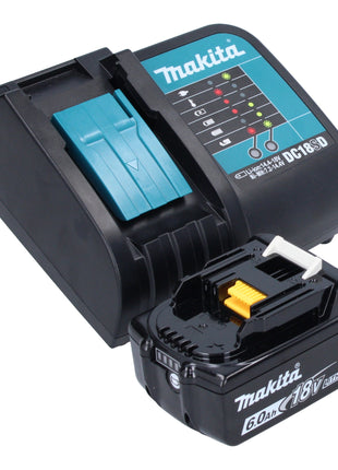 Makita DLX 2278 SG1J Kit combiné batterie + Perceuse-visseuse à percussion 54 Nm DHP 484 + Marteau perforateur 1,2 J DHR 171 + 1x batterie 6,0 Ah + chargeur + Makpac