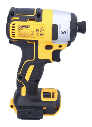 Llave de impacto a batería DeWalt DCF 887 NT 18 V 205 Nm 1/4" sin escobillas + TSTAK + lámpara de batería DeWalt DCL 040 18V XR Li-Ion