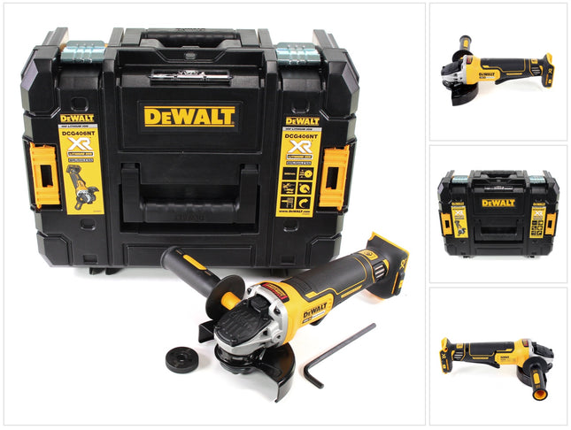 DeWalt DCG 406 NT Akku Winkelschleifer 18V 125mm Brushless Solo TSTAK DeWalt DCL 040 18V XR Li Ion Akku Lampe 0 - toolbrothers