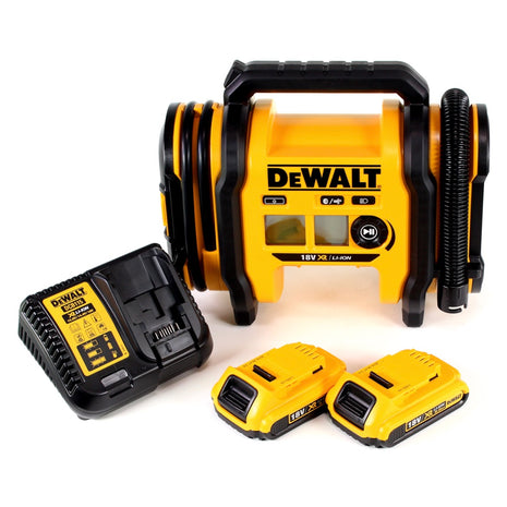 DeWalt DCC 018 N Akku Luftkompressor 18V 11bar KFZ + 2x Akku 2,0Ah + Ladegerät - Toolbrothers