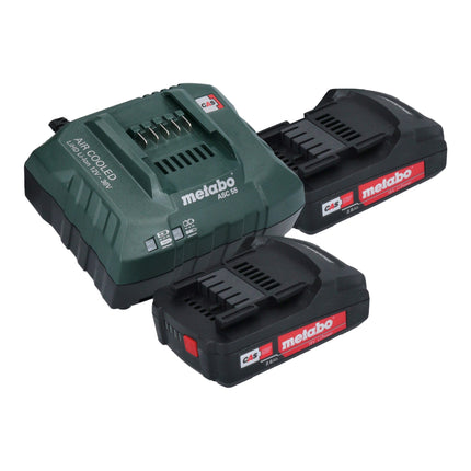 Metabo BS 18 LTX BL I Perceuse-visseuse sans fil 18 V 130 Nm Brushless + 2x batterie 2,0 Ah + chargeur
