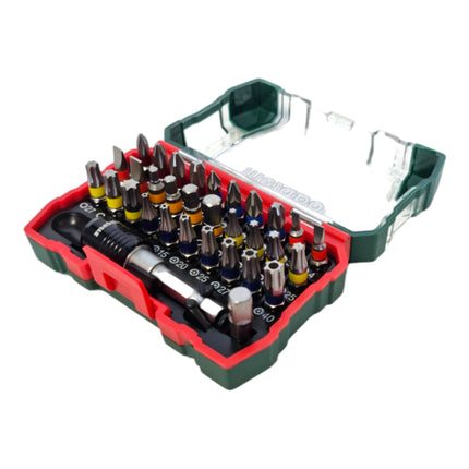 Metabo BS 18 Perceuse-visseuse sans fil 18 V 48 Nm + 1x batterie LiHD 4,0 Ah + boîte à embouts + sacoche - sans chargeur