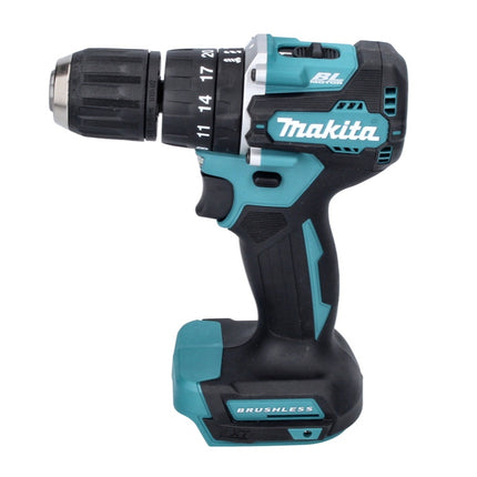 Toolbrothers RHINO L Mallette à outils Basic ULTRA Custom avec garniture en mousse & Makita DHP 487 Z Perceuse-visseuse à percussion sans fil 18 V 40 Nm Brushless Solo
