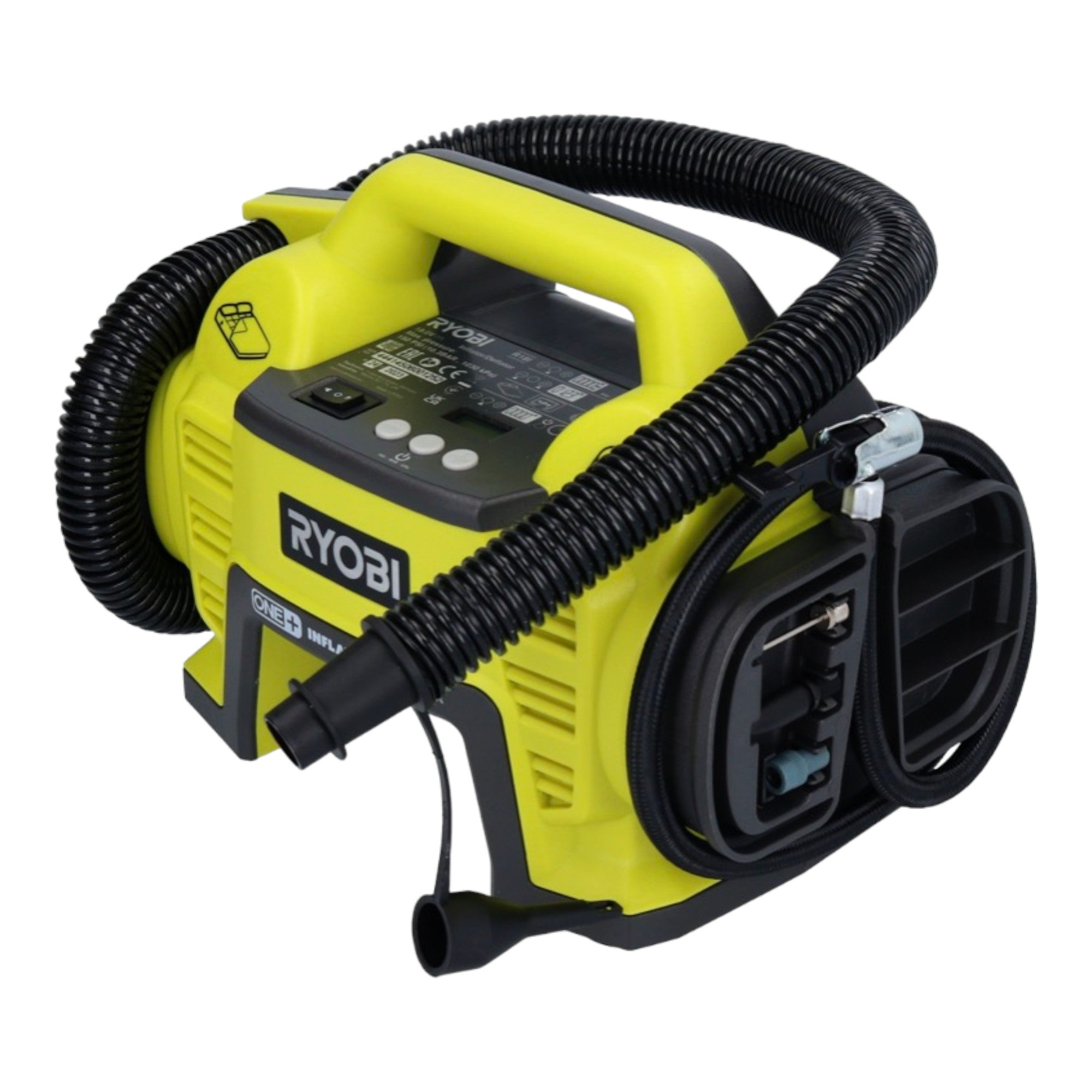 RYOBI R18I 215 Akku Kompressor 18 V 10 34 bar Druck 2x Akku 1 5 Ah Ladegeraet 1 - toolbrothers